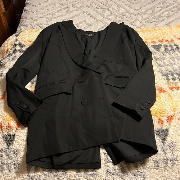 Chain Reaction Oversized Blazer Black - Picture 5 of 6